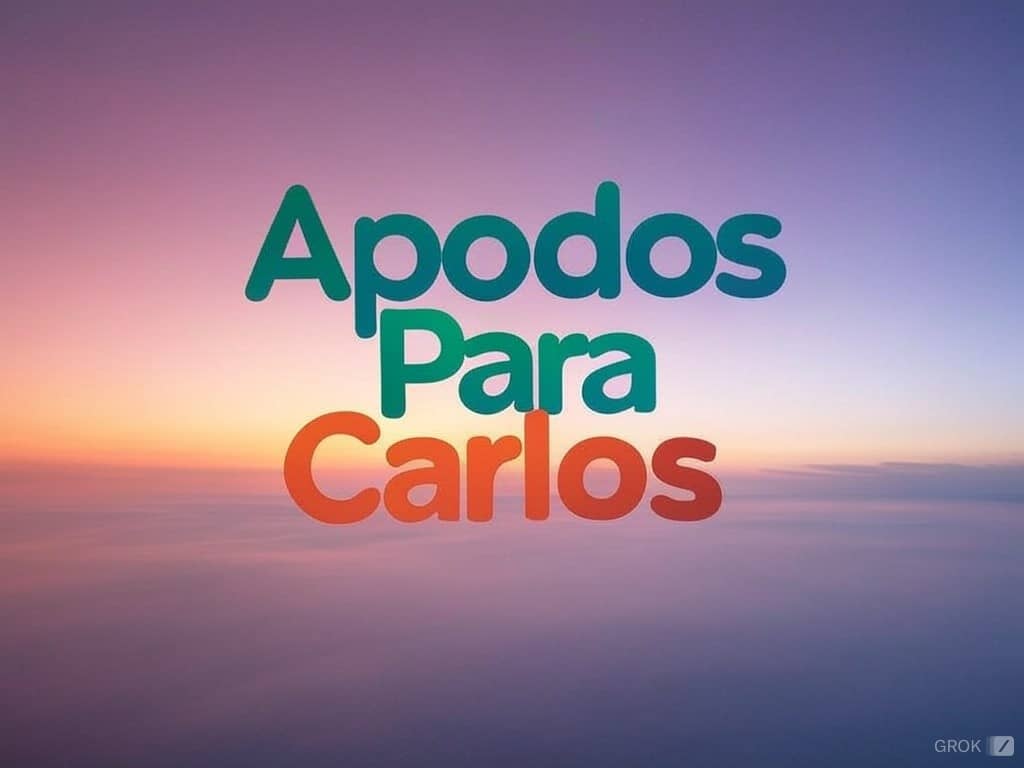 70 Apodos Para Carlos