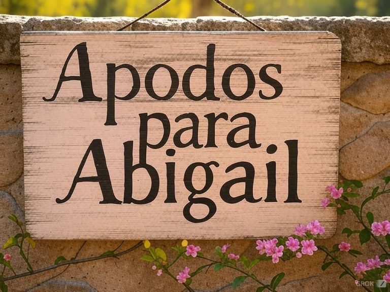 Apodos para Abigail