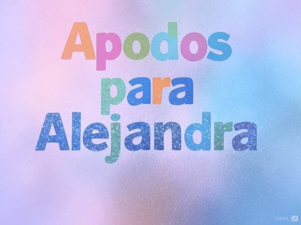 Apodos para Alejandra