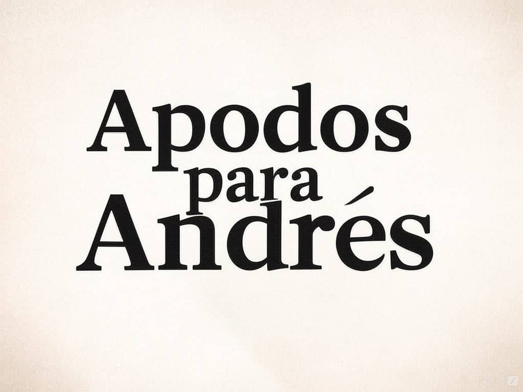 Apodos para Andrés