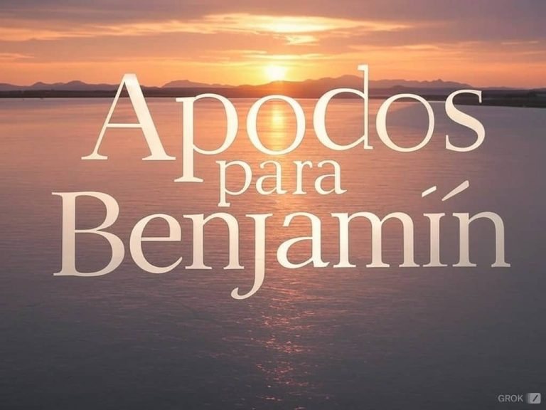 Apodos para Benjamín